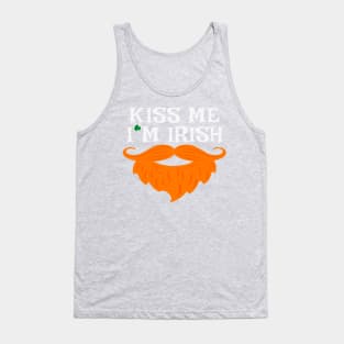 St. Patty day Kiss me I'm Irish Tank Top